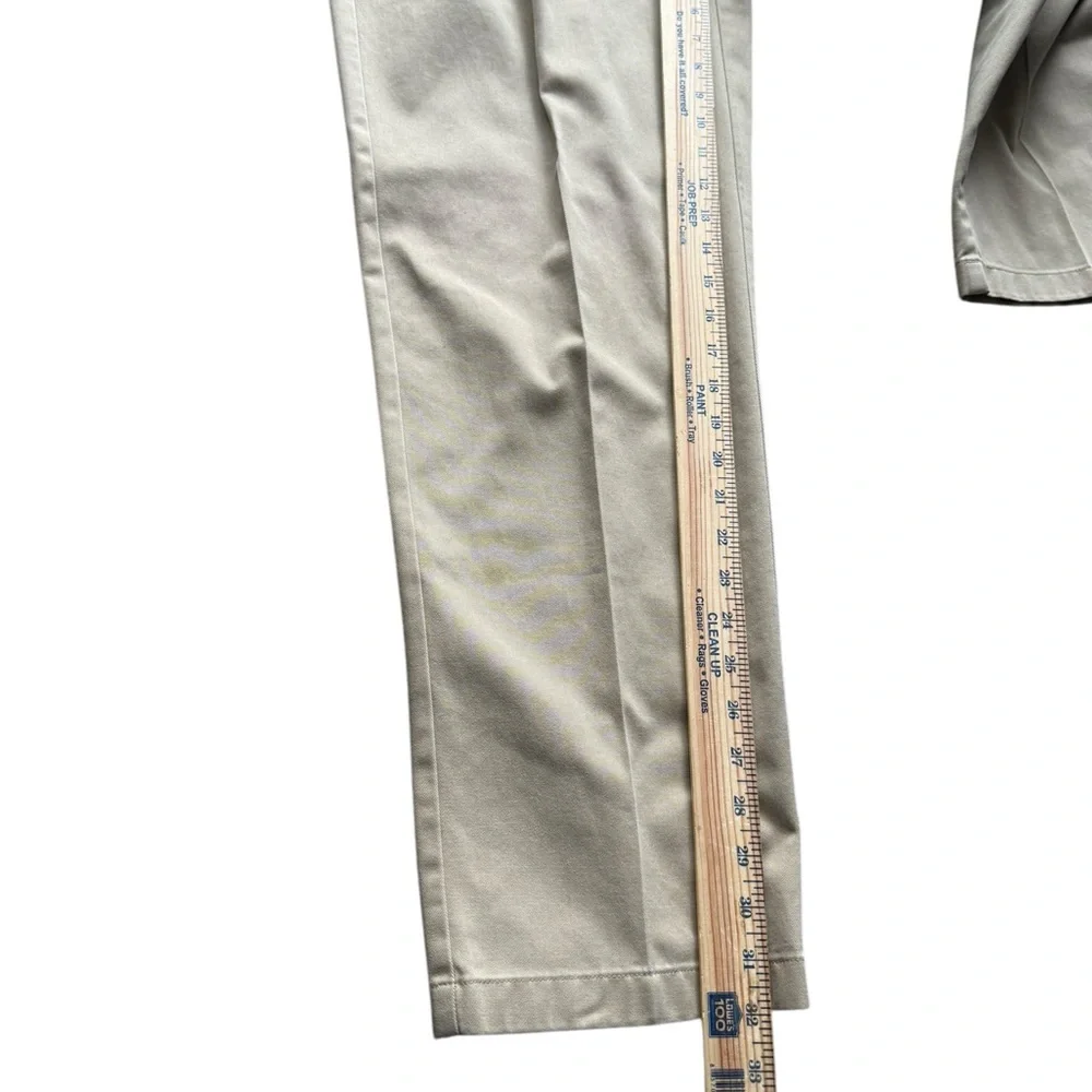 L.L. Bean men’s size 36 x 32 classic fit khaki dress pants. - Picture 4 of 5